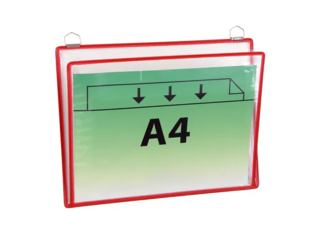 Dossier de rangement suspendu Paysage 240x320mm Rouge