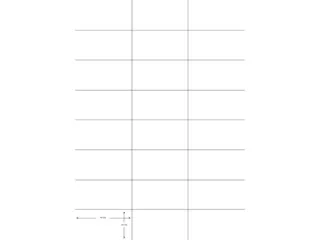 Etiketten 70x37mm wit 100 Vel A4, 2400 stuks - 2