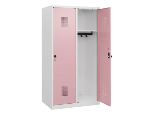 schoollocker,HxBxD 1530x800x500mm,2vak,vak B 400mm,draaigrendel