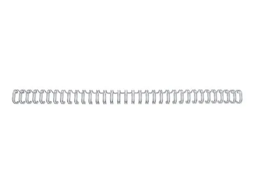 Draadrug GBC 6mm 34-rings A4 zilver 100stuks