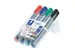 Viltstift Staedtler 356 voor flipover rond 2mm 4 stuks assorti