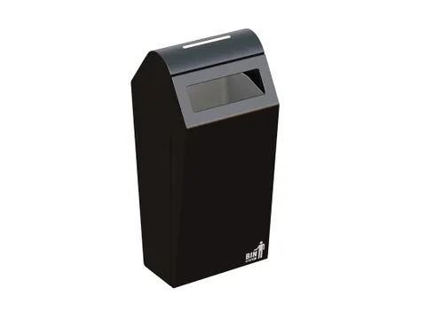 Buitenafvalbak Binsystem Double Bin 90 Liter Zwart