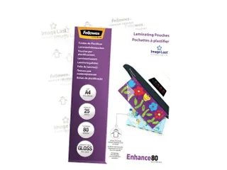 Lamineerhoes Fellowes A4 80 micron glanzend - 3