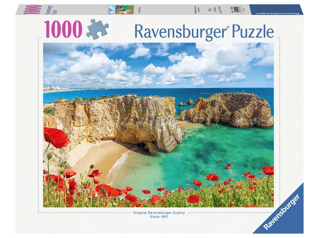 Puzzel Ravensburger Klaprozen in de Algarve 1000 stukjes