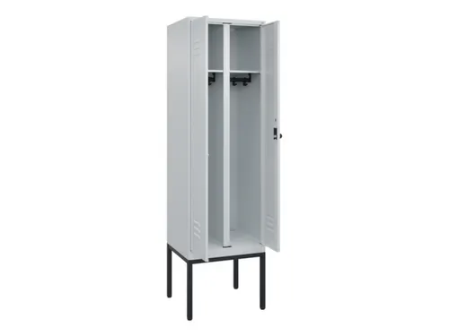 locker voor scheiding van kleding,HxBxD 2120x600x500mm,2vak