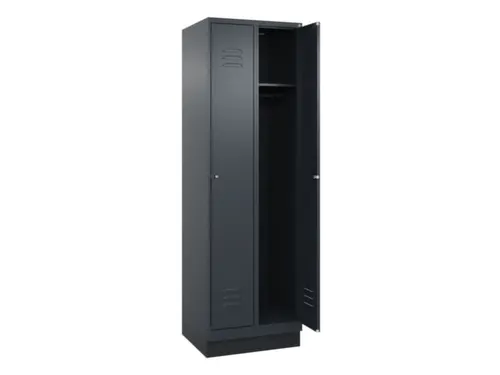 locker,HxBxD 1950x600x500mm,2vak,vak B 300mm,cil.-slot,sokkel