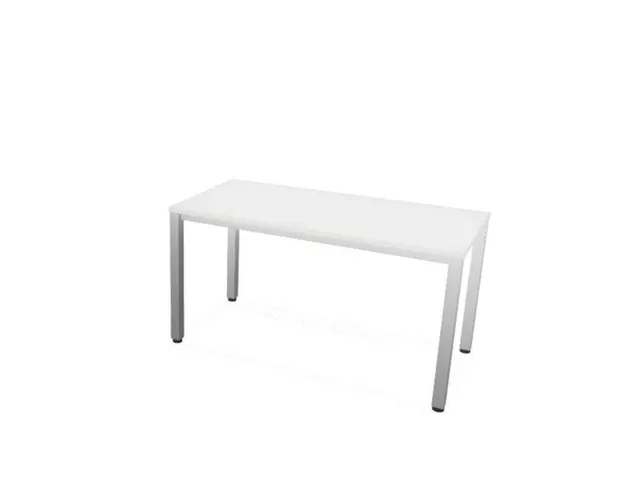 vergadertafel,HxBxD 740x1400x700mm,rechthoekig,Bl-wit