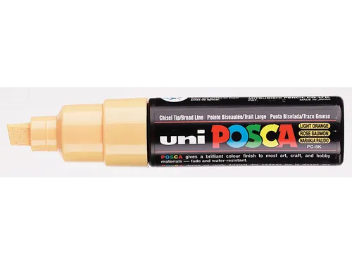 Verfstift Posca PC8K Brede punt 8mm schuin zalmroze