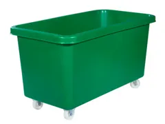 Verrijdbare Rechthoekige Bak 450 Liter Hxbxd 737X1308X699Mm Pe Groen