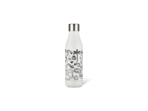 Thermosfles Les Artistes Paris 500ml DIY creatieve set Dino incl 6 mar