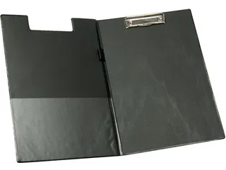 Klemmap Opvouwbaar PVC A4 Zwart - 1