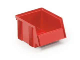 magazijnbak,HxBxD 105x149x192mm,1,5l,PP,rood - 1