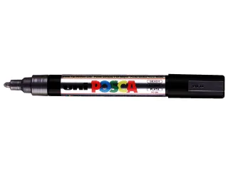 Verfstift Posca PC5M Medium Punt 1,8-2,5mm Zilver - 2