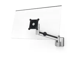 Monitor beugel met arm voor 1 scherm muurbevestiging Zilver 21-27 inch
