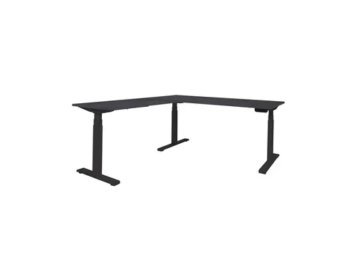 Dextro Plus L-opstelling elektrisch zit/sta bureau 200x80cm + 80x60cm