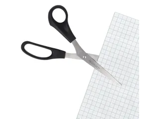 Kantoorschaar Westcott 210mm met kunststof grip linkshandig rvs - 8