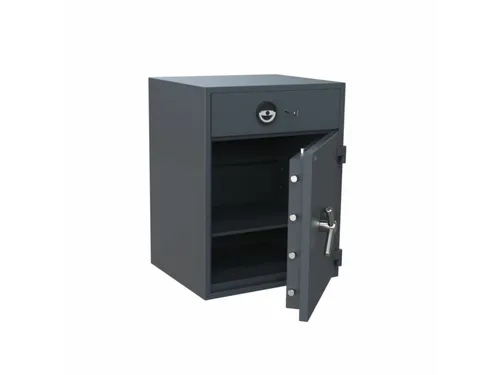 Salvus Tivoli 2 Afstortkluis elektronisch slot 84x65x55cm Grafietgrijs