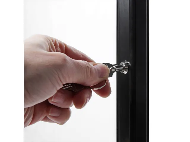 Menustandaard Zwart 4xA4