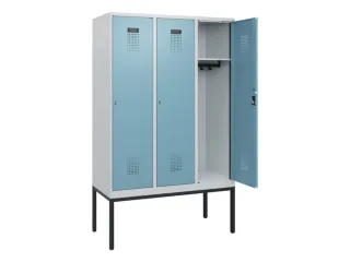 schoollocker,HxBxD 1950x1200x500mm,3vak,vak B 400mm,cil.-slot - 1