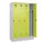 locker voor scheiding van kleding,HxBxD 1950x1200x500mm,4vak