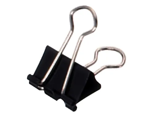 Papierklem MAUL 213 foldback 19mm capaciteit 7mm zwart
