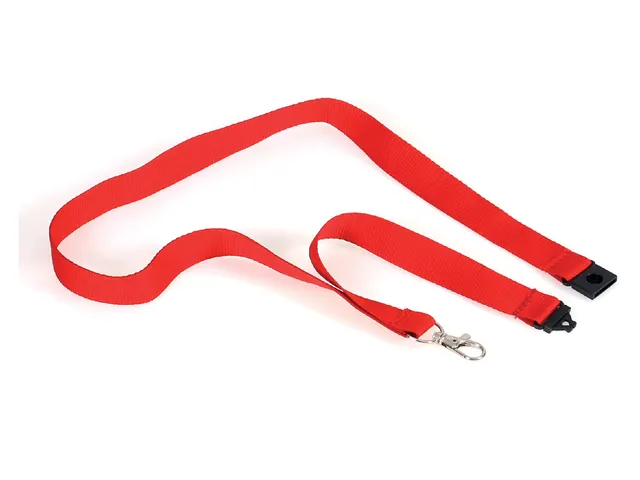 Badgekoord Europel rood