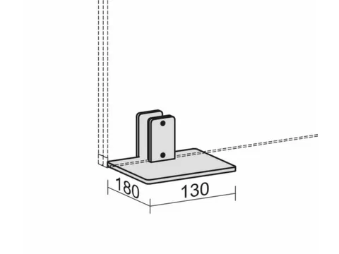 Tafelvoet Voor Bureauwand