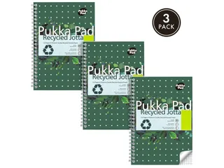 Notitieboek Pukka Jotta A5 ruit 5x5 55vel/110pagina's 80 gram groen - 8