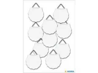 Hanghaakje Herma 5752 30mm Gegomd 10 stuks - 5