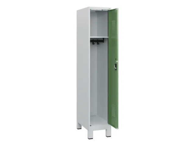 schoollocker,HxBxD 1630x300x500mm,1vak,vak B 300mm,cil.-slot,voeten