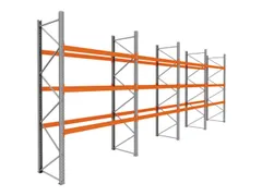 palletstelling,basis+3xaanbouw,HxBxD 3990x11300x1100mm,vakl. 3000kg