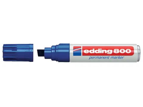 Viltstift edding 800 schuin blauw 4-12mm