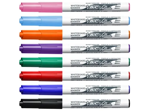 Whiteboardmarker Bic Velleda 1741 rond medium rood