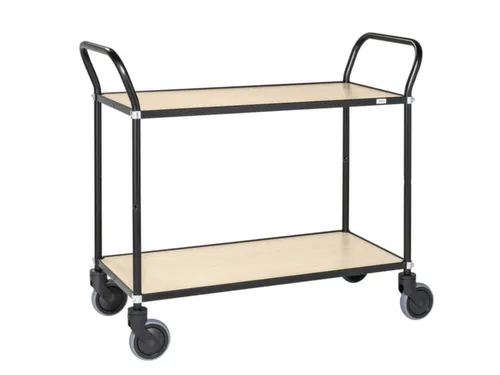 tafelwagen,draagverm. 250kg,2xhouten plaat,laadvl. LxB 950x430mm