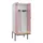 PBM-locker met bank,HxBxD 2120x800x815mm,2vak,vak B 400mm,draaigrendel