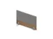 panneau de rehausse,p. table de bureau,NT-cerise,BN8078-gris