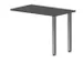 table de rallonge,haut. régl.,HxlxP 720-840x1000x600mm,MS-gris foncé