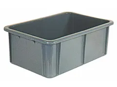 Stapelbak Pe Hxlxb 215X600X400Mm Inhoud 40L Grijs