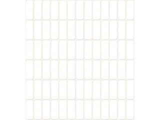 etiket Zweckform 20x8mm wit pakje a 2184 etiketjes - 2