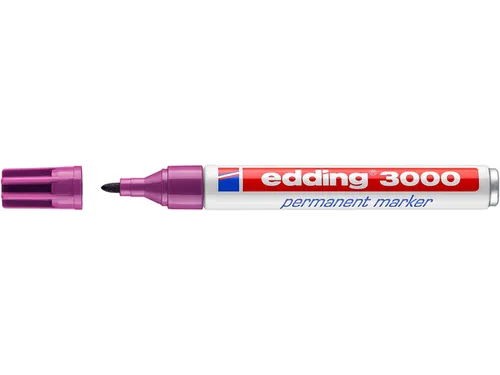 Viltstift edding 3000 rond 1.5-3mm rood violet