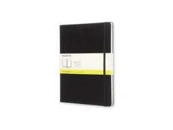 Notitieboek Moleskine XL 190x250mm blanco hard cover zwart