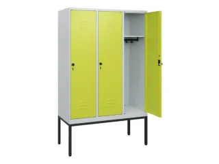 locker,HxBxD 1950x1200x500mm,3vak,vak B 400mm,draaigrendel - 2