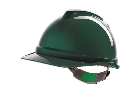 MSA V-Gard 500 veiligheidshelm, ABS, groen, per stuk, geventileerd