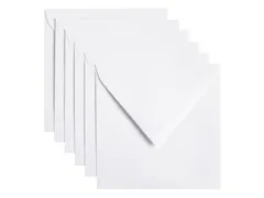 Envelop Papicolor 140x140mm Kraft wit Gegomd
