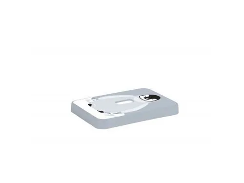 #Deksel Sigma Home 5L Pinguïn blauwgrijs 24x16,5x2,5cm