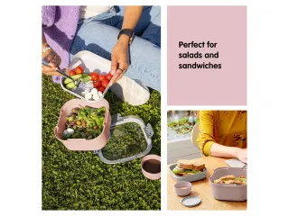 #*Lunch kit Roze Sigma home food17,7 x 17,7 x 8,7 cm - 5