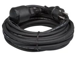 Rubber Verlengkabel - 10 M - 3g1.5 - Penaarde IP44