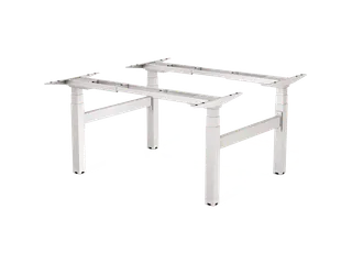 Cambio Zit-Sta bureau duo bench frame Zilver - 1