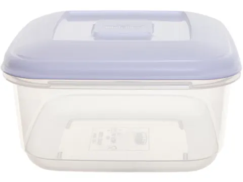 Vershouddoos Met Deksel Vierkant 1,6 Liter Wit