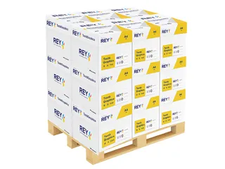 Kopieerpapier Rey Text Graphics A4 80 Gram Halve Pallet Wit - 1